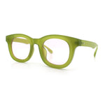 Vintage Vibe Thick Horn Rim Hipster Fashion Plastic Rectangle Sunglasses