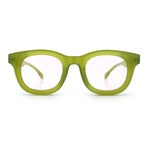 Vintage Vibe Thick Horn Rim Hipster Fashion Plastic Rectangle Sunglasses