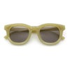 Vintage Vibe Thick Horn Rim Hipster Fashion Plastic Rectangle Sunglasses