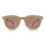 Vintage Vibe Thick Horn Rim Hipster Fashion Plastic Rectangle Sunglasses