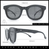 Vintage Vibe Thick Horn Rim Hipster Fashion Plastic Rectangle Sunglasses