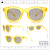 Vintage Vibe Thick Horn Rim Hipster Fashion Plastic Rectangle Sunglasses