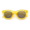 Vintage Vibe Thick Horn Rim Hipster Fashion Plastic Rectangle Sunglasses