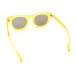 Vintage Vibe Thick Horn Rim Hipster Fashion Plastic Rectangle Sunglasses