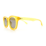 Vintage Vibe Thick Horn Rim Hipster Fashion Plastic Rectangle Sunglasses