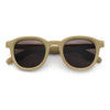 Normcore Hipster Fashion Beveled Round Horn Rim Plastic Sunglasses