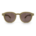 Normcore Hipster Fashion Beveled Round Horn Rim Plastic Sunglasses
