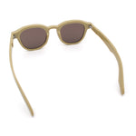 Normcore Hipster Fashion Beveled Round Horn Rim Plastic Sunglasses