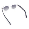 Normcore Hipster Fashion Beveled Round Horn Rim Plastic Sunglasses