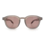 Normcore Hipster Fashion Beveled Round Horn Rim Plastic Sunglasses
