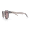 Normcore Hipster Fashion Beveled Round Horn Rim Plastic Sunglasses