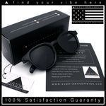 Normcore Hipster Fashion Beveled Round Horn Rim Plastic Sunglasses