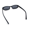 Womens Vintage Vibe Narrow Rectangle Cat Eye Plastic Sunglasses
