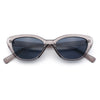 Womens Retro Classic Minimal Mod Thick Plastic Cat Eye Sunglasses