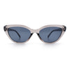 Womens Retro Classic Minimal Mod Thick Plastic Cat Eye Sunglasses