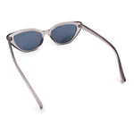 Womens Retro Classic Minimal Mod Thick Plastic Cat Eye Sunglasses