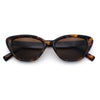 Womens Retro Classic Minimal Mod Thick Plastic Cat Eye Sunglasses