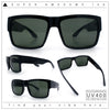 Mens Rectangle 90s Thick Horn Rim Skater Sport Plastic Sunglasses