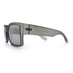 Mens Rectangle 90s Thick Horn Rim Skater Sport Plastic Sunglasses