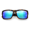 Mens Rectangle 90s Thick Horn Rim Skater Sport Plastic Sunglasses