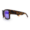 Mens Rectangle 90s Thick Horn Rim Skater Sport Plastic Sunglasses