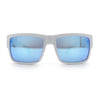 Mens Rectangle 90s Thick Horn Rim Skater Sport Plastic Sunglasses