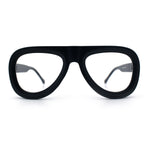 Retro Hipster Thick Plastic Racer Clear Lens Fashion Eyeglasses
