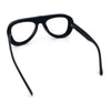 Retro Hipster Thick Plastic Racer Clear Lens Fashion Eyeglasses