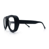 Retro Hipster Thick Plastic Racer Clear Lens Fashion Eyeglasses