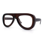 Retro Hipster Thick Plastic Racer Clear Lens Fashion Eyeglasses