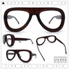 Retro Hipster Thick Plastic Racer Clear Lens Fashion Eyeglasses