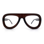 Retro Hipster Thick Plastic Racer Clear Lens Fashion Eyeglasses