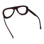 Retro Hipster Thick Plastic Racer Clear Lens Fashion Eyeglasses