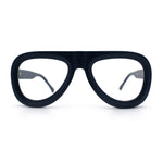 Retro Hipster Thick Plastic Racer Clear Lens Fashion Eyeglasses