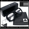 Retro Hipster Thick Plastic Racer Clear Lens Fashion Eyeglasses