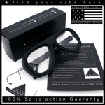 Retro Hipster Thick Plastic Racer Clear Lens Fashion Eyeglasses