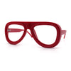 Retro Hipster Thick Plastic Racer Clear Lens Fashion Eyeglasses
