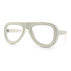 Retro Hipster Thick Plastic Racer Clear Lens Fashion Eyeglasses