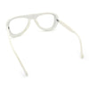 Retro Hipster Thick Plastic Racer Clear Lens Fashion Eyeglasses