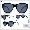 Polarized Classic Oversized Cat Eye Minimal Diva Retro Fashion Sunglasses