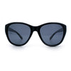 Polarized Classic Oversized Cat Eye Minimal Diva Retro Fashion Sunglasses
