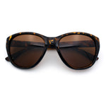 Polarized Classic Oversized Cat Eye Minimal Diva Retro Fashion Sunglasses