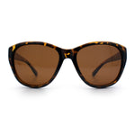 Polarized Classic Oversized Cat Eye Minimal Diva Retro Fashion Sunglasses