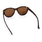 Polarized Classic Oversized Cat Eye Minimal Diva Retro Fashion Sunglasses