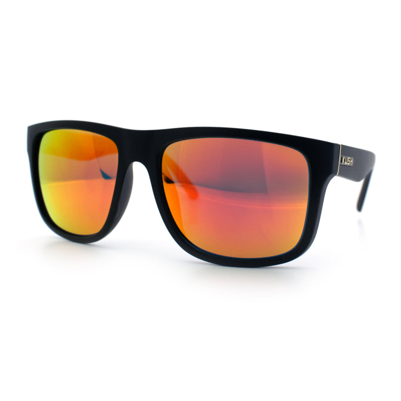 Classic Kush Mens Fancy Sport Horn Rim Plastic Manly Sunglasses