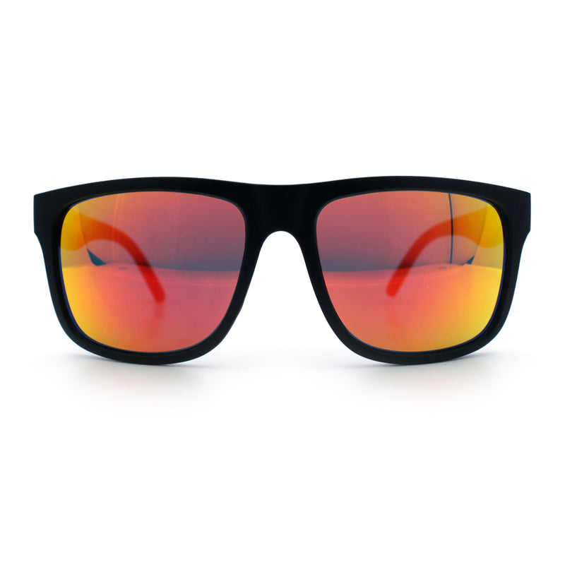 Classic Kush Mens Fancy Sport Horn Rim Plastic Manly Sunglasses