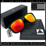 Classic Kush Mens Fancy Sport Horn Rim Plastic Manly Sunglasses