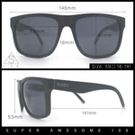 Classic Kush Mens Fancy Sport Horn Rim Plastic Manly Sunglasses