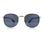 Classic Round Windsor Dandy Metal Rim Fashion Sunglasses