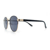 Classic Round Windsor Dandy Metal Rim Fashion Sunglasses